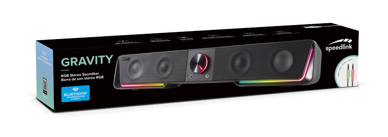 SPEEDLINK SL830200B – Soundbar – 2.0, Bluetooth, 6 W – Schwarz