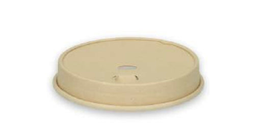 Verive Deckel für Kaffeebecher 3 dl/4 dl, Bambuspapier, Braun – Ø 90 mm – FSC – 50 Stk.