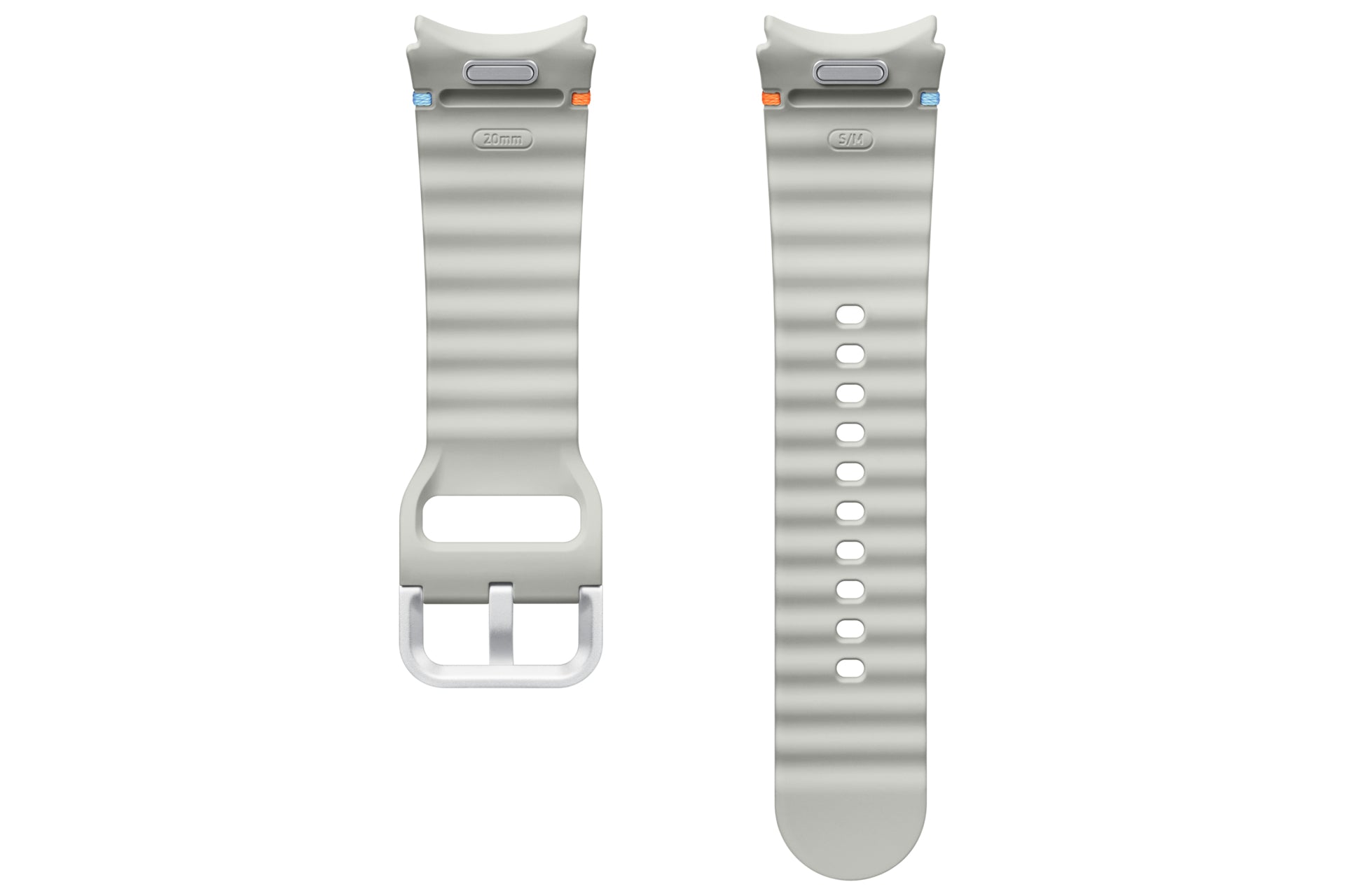 Samsung Sportarmband – Silber, S/M, für Galaxy Watch 7