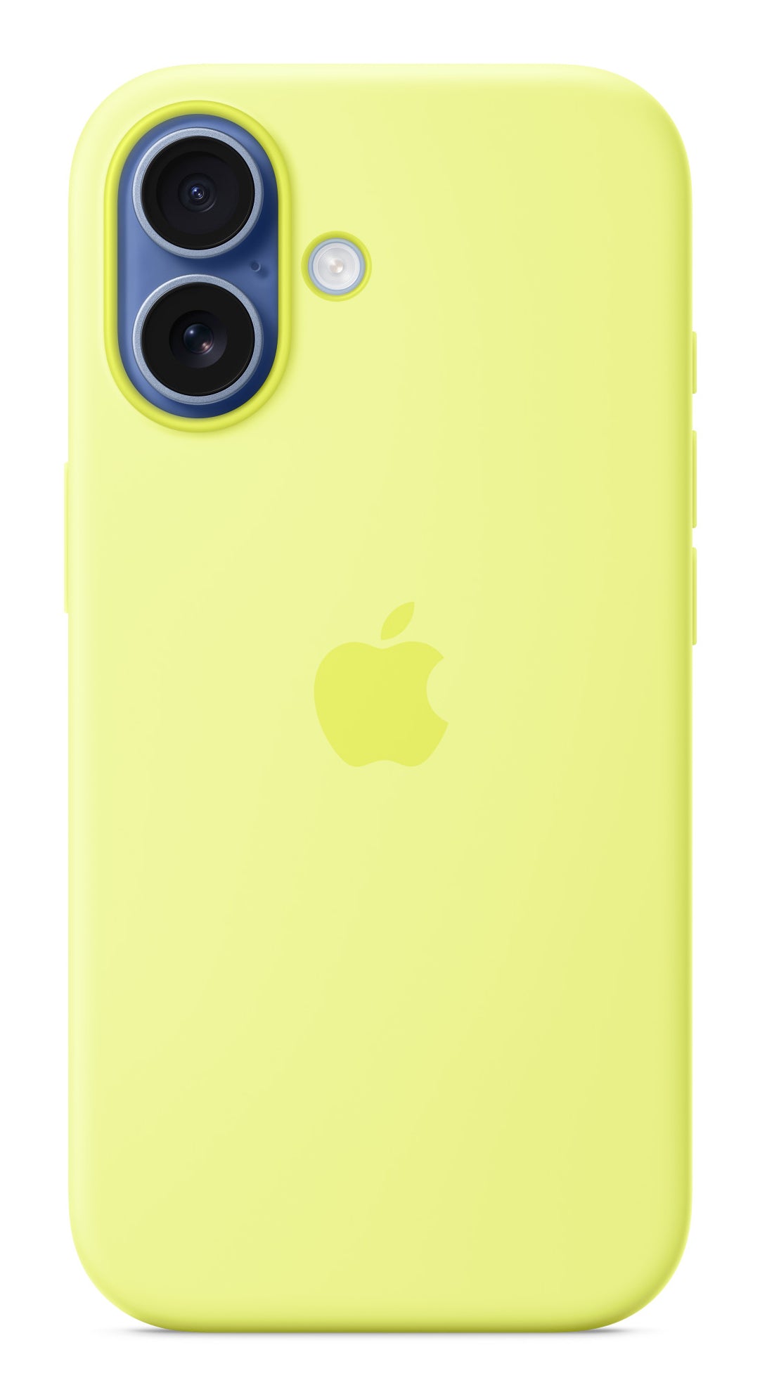 Apple Backcover – für Apple iPhone 17 – Neongelb – Silikon – MagSafe-kompatibel, mit Kartenfach