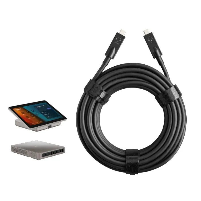 Viewsonic USB-C auf USB-C Kabel – USB 3.2 Gen 1 (5 Gbit/s) – 10 m – PD 30 W – Schwarz