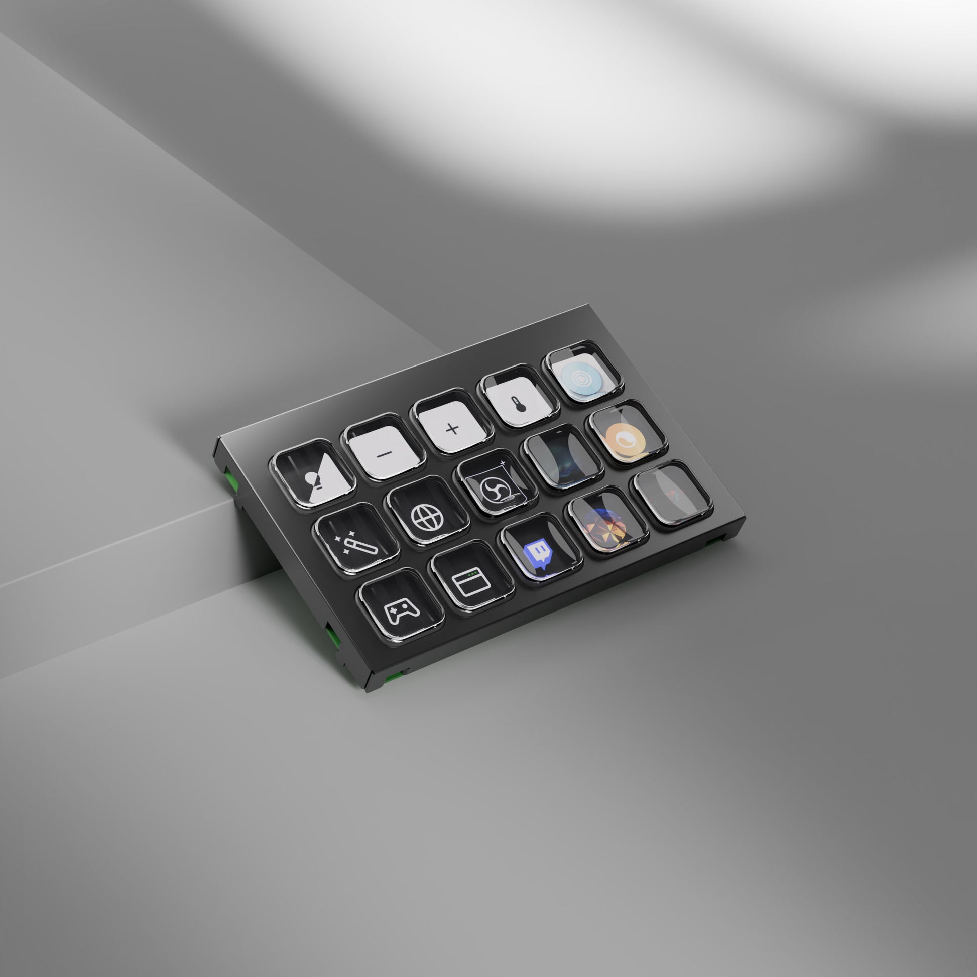 Elgato Stream Deck Modul 15 – Tastenfeld-Steuerpult – Membran – USB-C – Schwarz