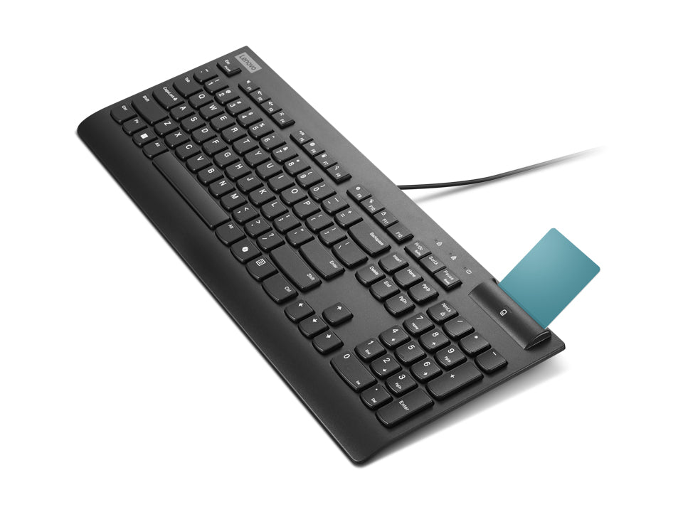 Lenovo Smartcard Wired Keyboard II AI – Tastatur, kabelgebunden, CH-Layout (DE-CH), mit Smartcard-Leser
