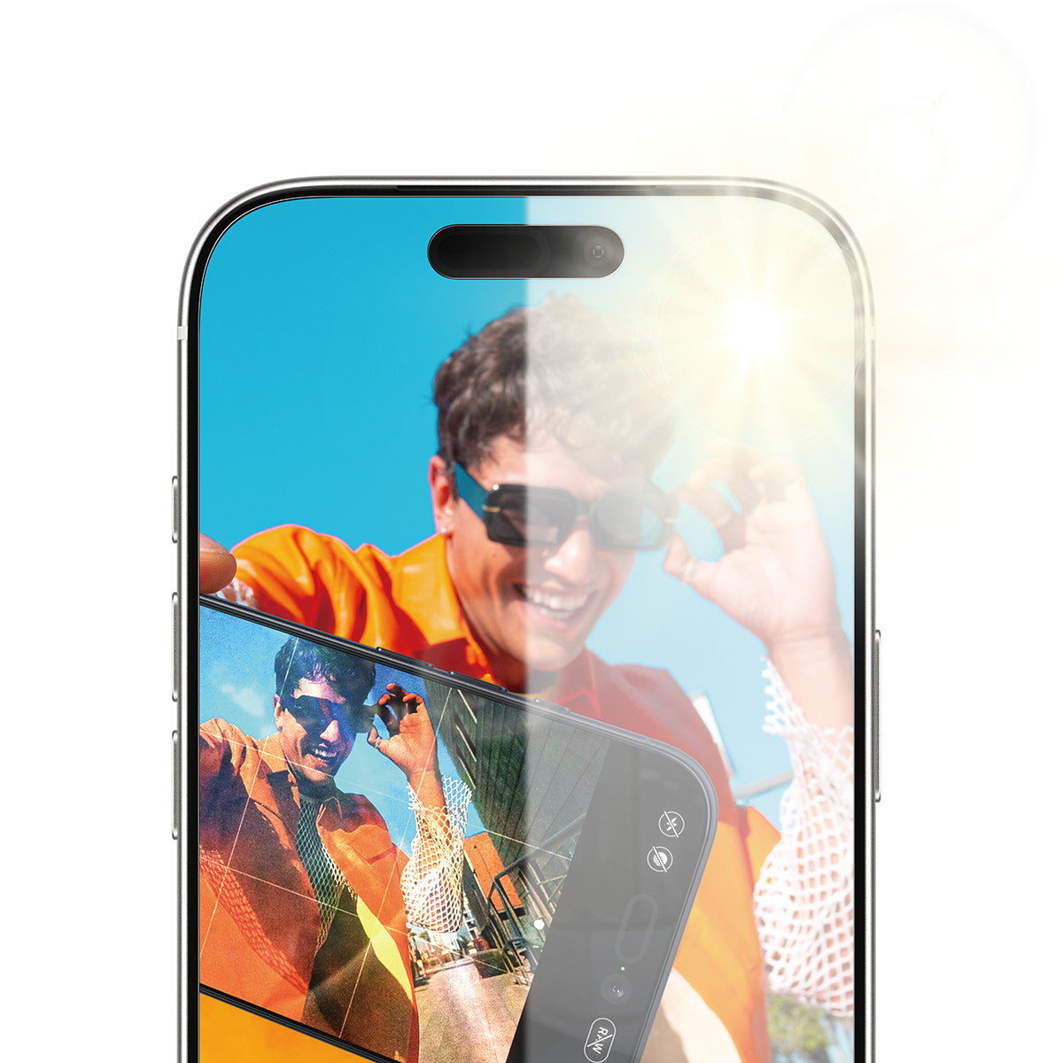 PanzerGlass Anti-Reflektierende Armor – für Apple iPhone 17 Pro – stossfest