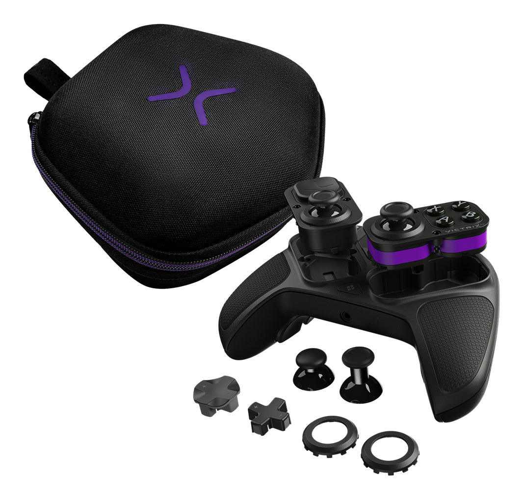 Turtle Beach Victrix Pro BFG Reloaded – Gamepad – USB + RF + Bluetooth, für PC & Steam Deck, Schwarz