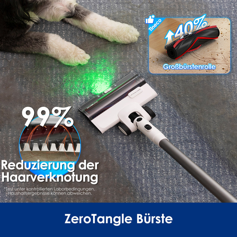 Tineco Akkustaubsauger PURE ONE Station 5, 2-in-1 – 70 min, 500 W, Behälter 0,45 l