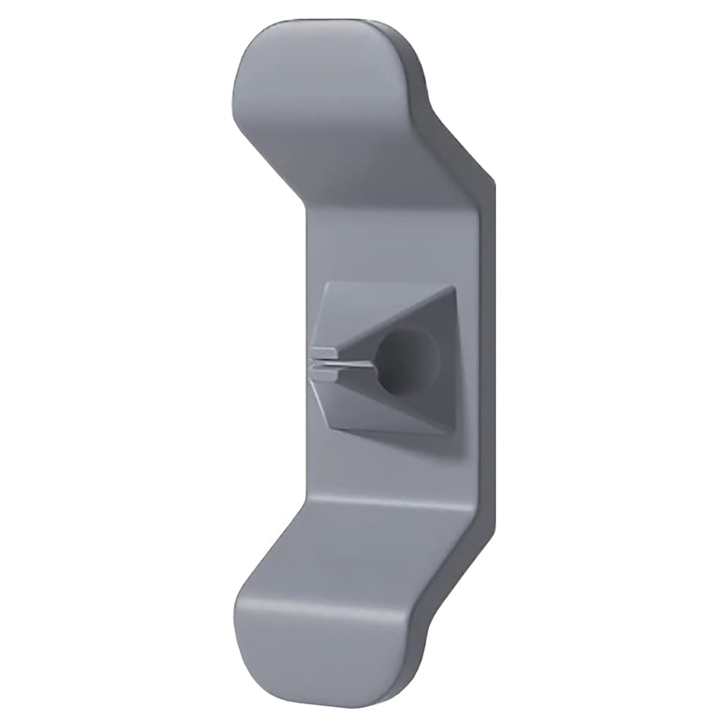 Steffen Kabelhalter, selbstklebend, 30×25×101 mm, 4er-Pack – Grau