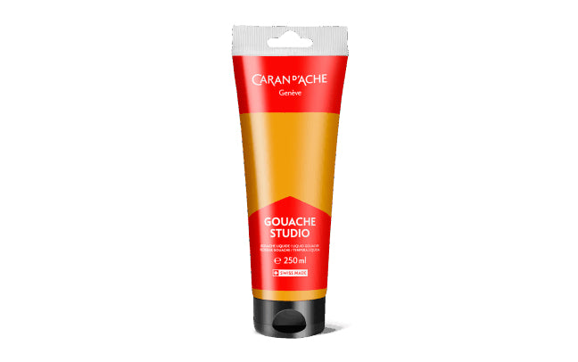 Caran d-Ache Caran d'Ache Gouache – Ocker, matt – 250 ml – für Papier, Karton, Holz
