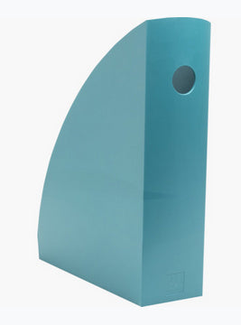 Exacompta Stehsammler – für A4+, blau, Kunststoff, B 266 × H 305 × T 82 mm