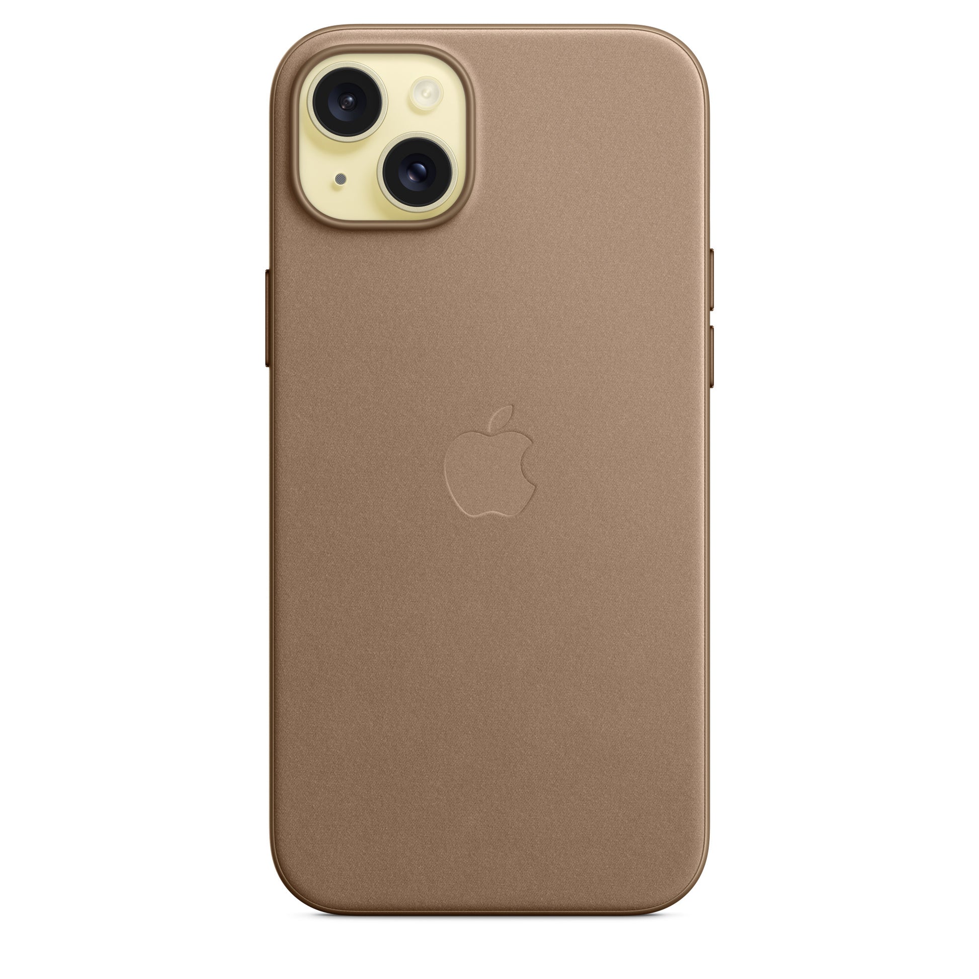 Apple Backcover – für Apple iPhone 15 Plus – Taupe – Feintwill – MagSafe-kompatibel