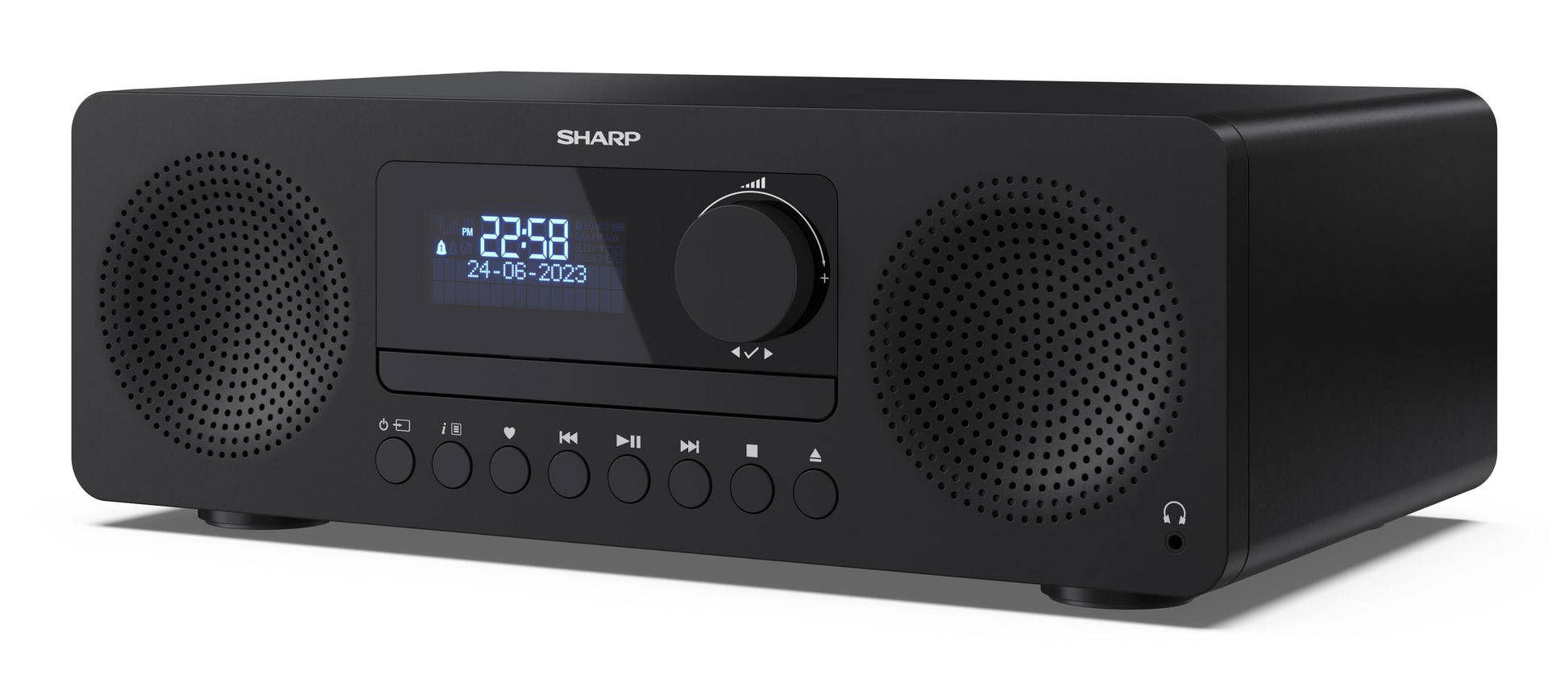Sharp XL-B720D – Heim-Audio-Mikrosystem, Schwarz