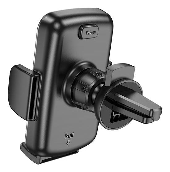 ONIT Auto-Halterung, Lüftung, drehbar, neigbar – für Geräte 55–95 mm – Schwarz, ABS
