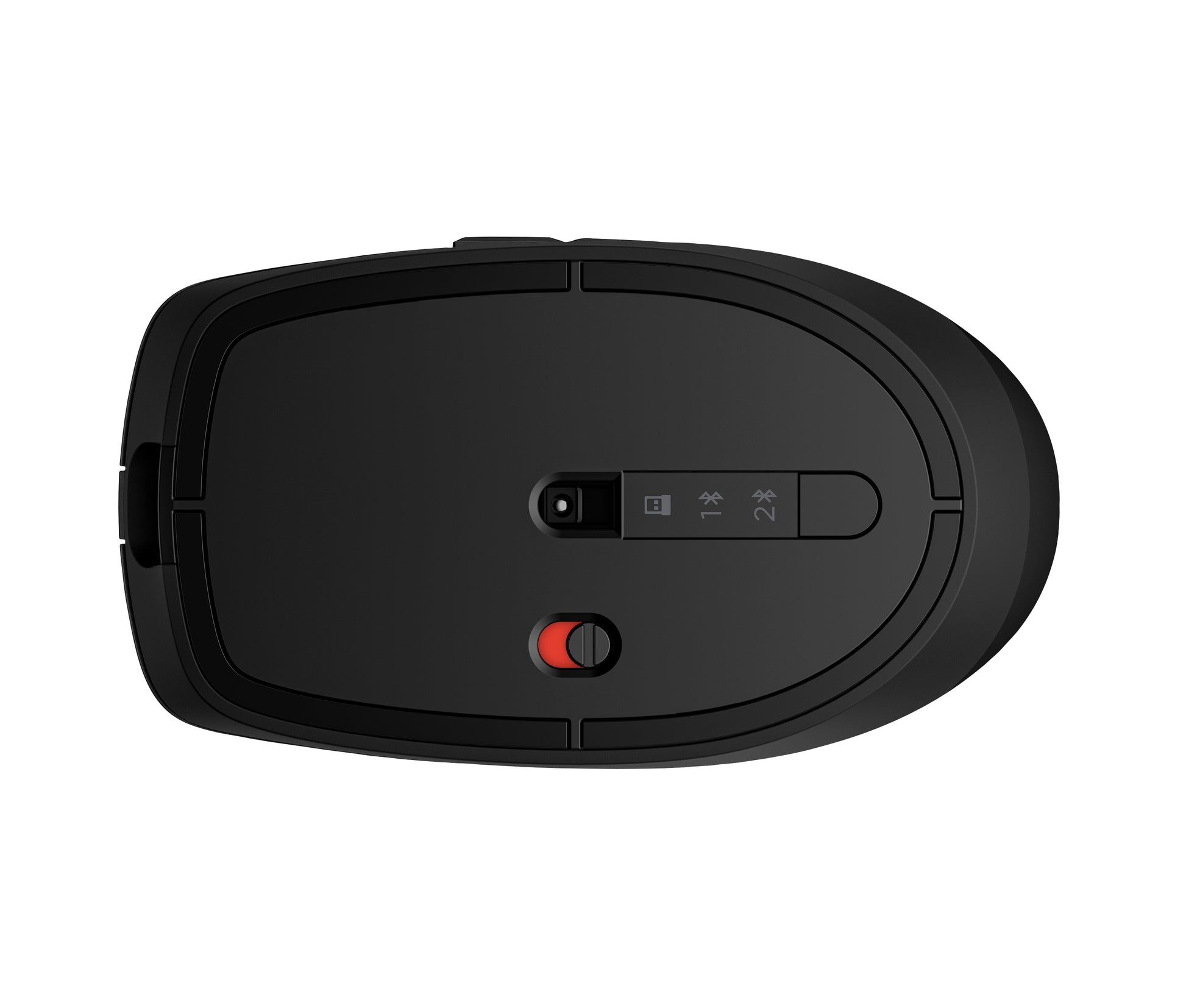 HP 715 Wiederaufladbare Multi-Geräte Maus – Kabellos, 3'000 dpi, 7 Tasten, Beidhändig, Wiederaufladbar, Schwarz