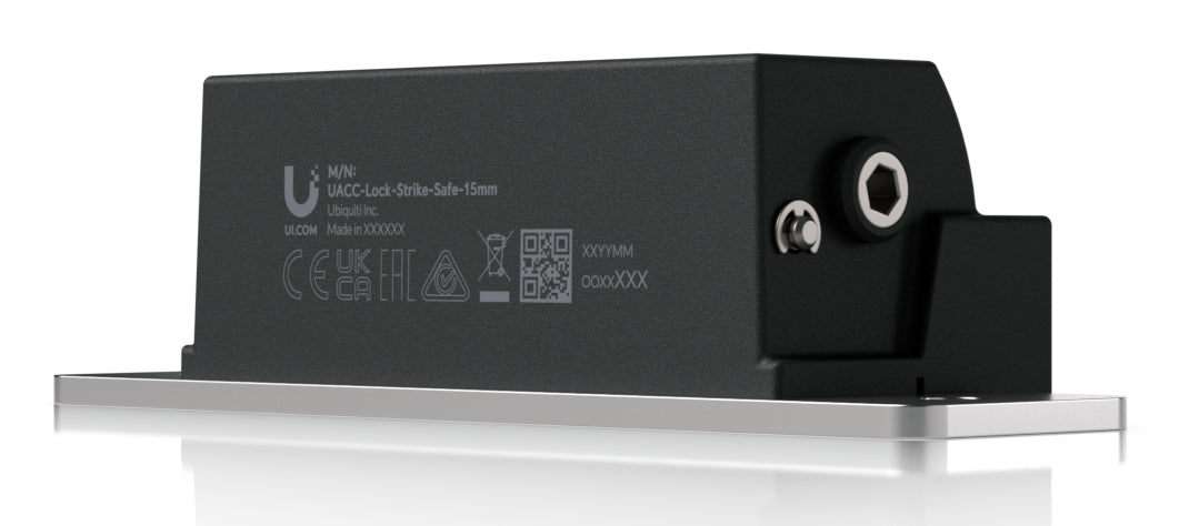 Ubiquiti Elektrischer Türöffner – Unterputz, 12 V, Edelstahl/Zink, 40×35×124 mm