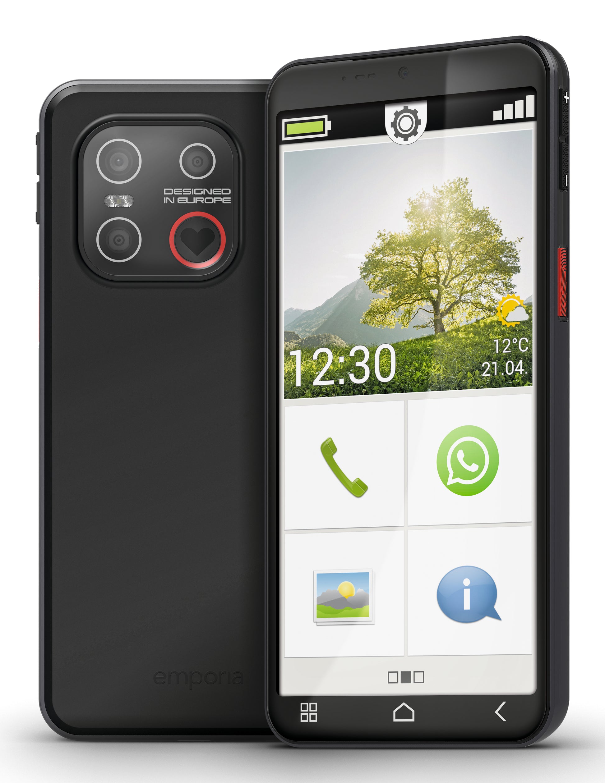 Emporia SMART 7 lite – 5,4" – 128 GB – Schwarz