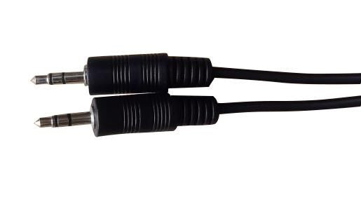 Microconnect 3,5-mm-Klinkenkabel – Stecker zu Stecker – 5 m, 3-polig, vergoldete Stecker