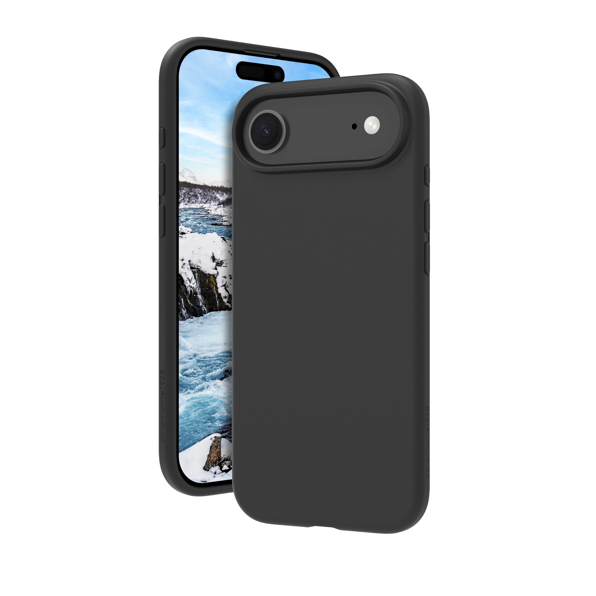 dbramante1928 Monaco MS Backcover – für Apple iPhone 17 Air, Schwarz, staubresistent, kratzresistent