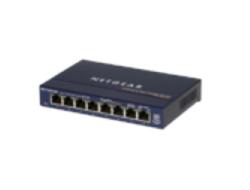 NETGEAR GS108GE – Switch – 8×GbE, Blau