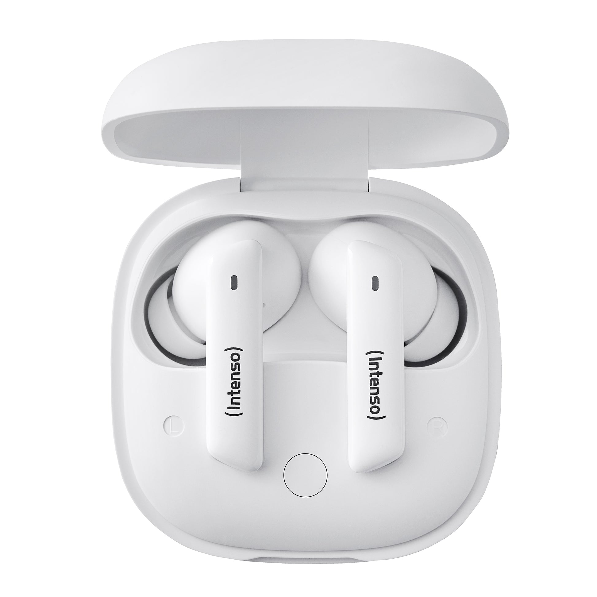 Intenso T502AE TWS In-Ear – ANC, mit Ladecase, Weiss, BT 5.3