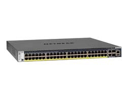 NETGEAR M4300-52G-PoE+ – Managed Switch – 48×GbE, 2×SFP+, L2+/L3, PoE+ 591 W, 1U