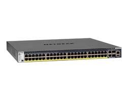 NETGEAR M4300-52G-PoE+ – Managed L2/L3/L4 Switch – 48× 1G, 2× SFP+, PoE+, PoE-Budget 480 W, 19", 1U