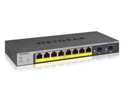 NETGEAR GS110TP v3 – Managed Switch – 8×GbE, 2×SFP, L2+/L3, PoE+ 70 W