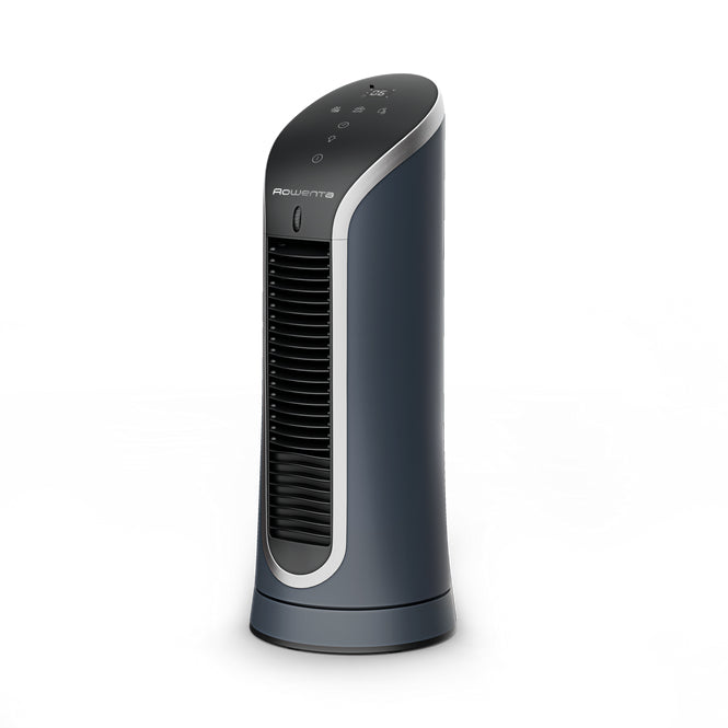 Rowenta Turmventilator Eole Compact VU6220F0 – 12 W, 6 Stufen, oszillierend, Timer, 55 dB, Weiss