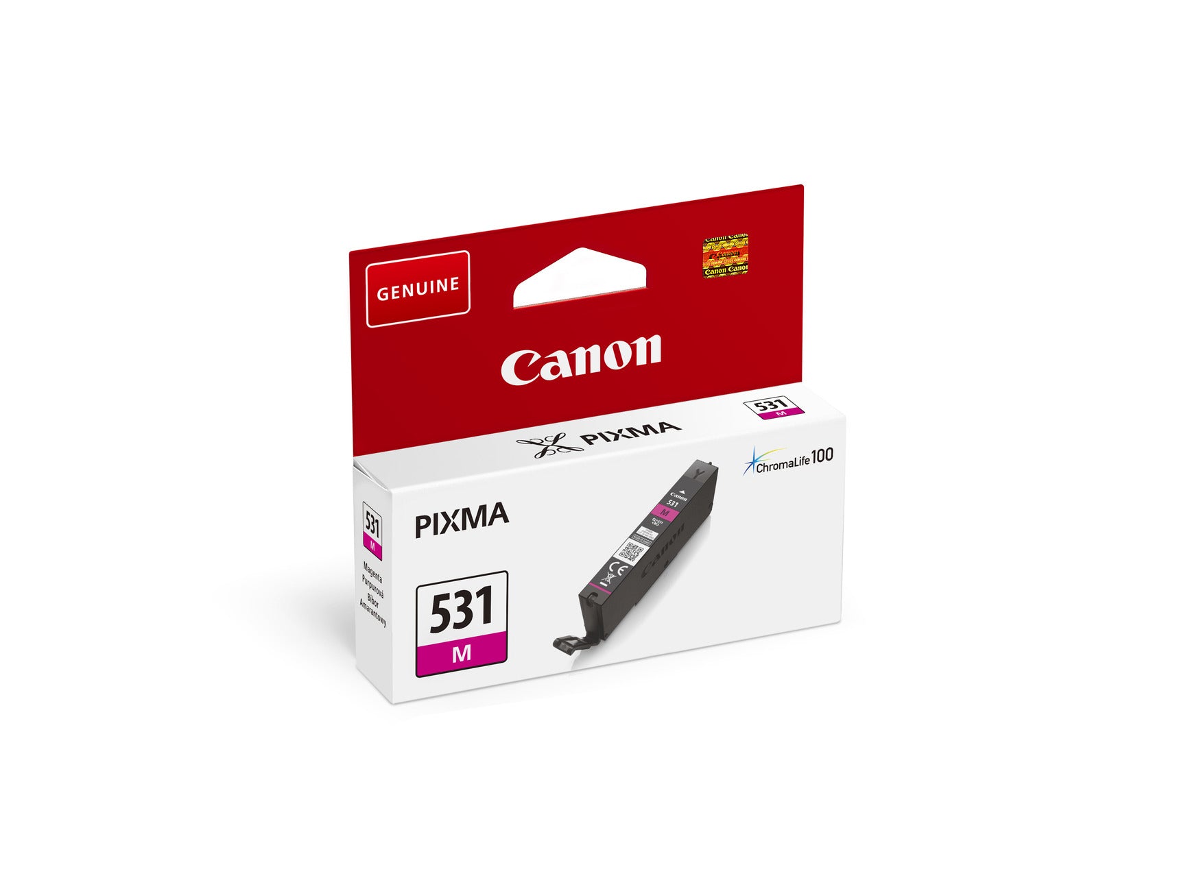 Canon Tintenpatrone CLI-531, Magenta, 8,2 ml – für Tintenstrahldrucker/Multifunktionsgeräte