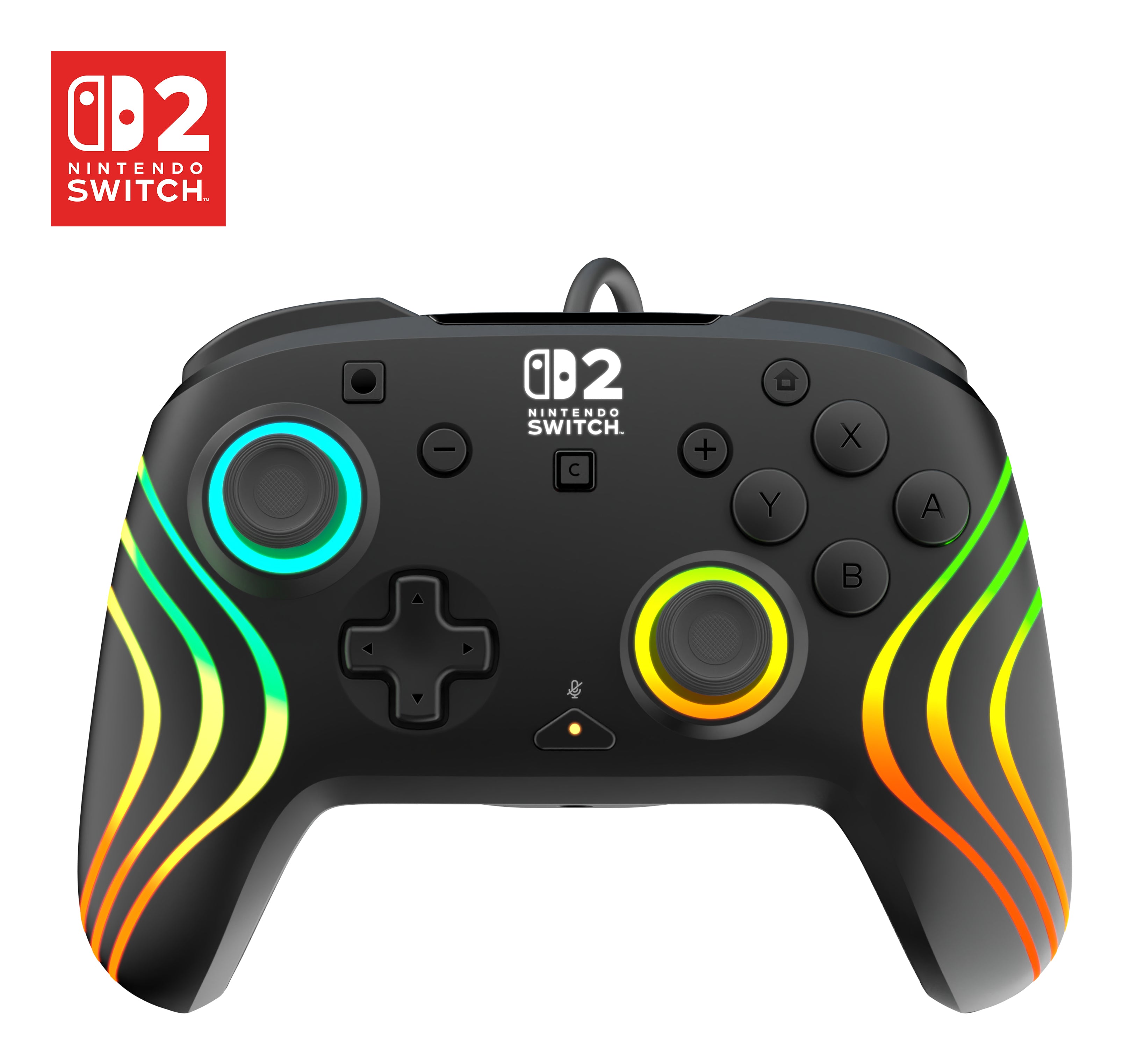 Turtle Beach Afterglow Wave – Gamepad – USB (kabelgebunden) – für Nintendo Switch, Switch 2 & Switch OLED