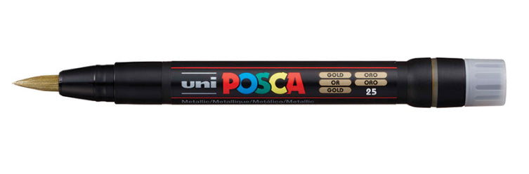 Uni-Ball Brush Marker – Gold