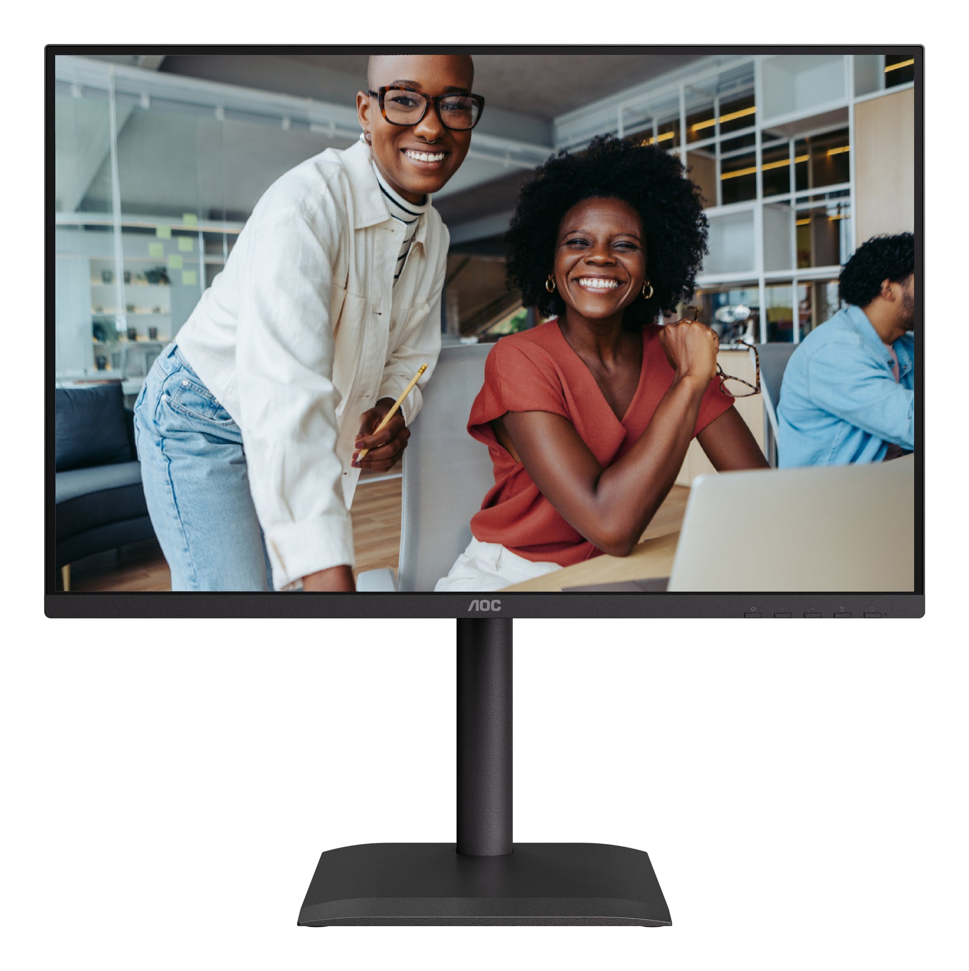 AOC 24X24E4U – Monitor, 24" 1920 × 1200 (WUXGA), IPS, 100 Hz, Lautsprecher, VESA 100 × 100, Schwarz