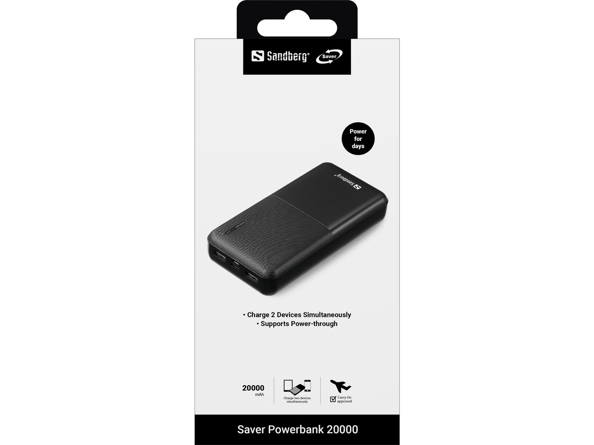 Sandberg Powerbank 20000 mAh