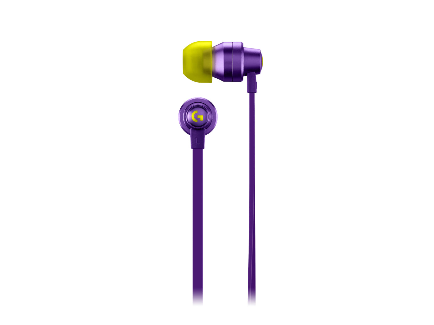 Logitech G G333 Gaming-Headset – In-Ear, Stereo, Kabelgebunden, 3,5 mm Klinke, Violett