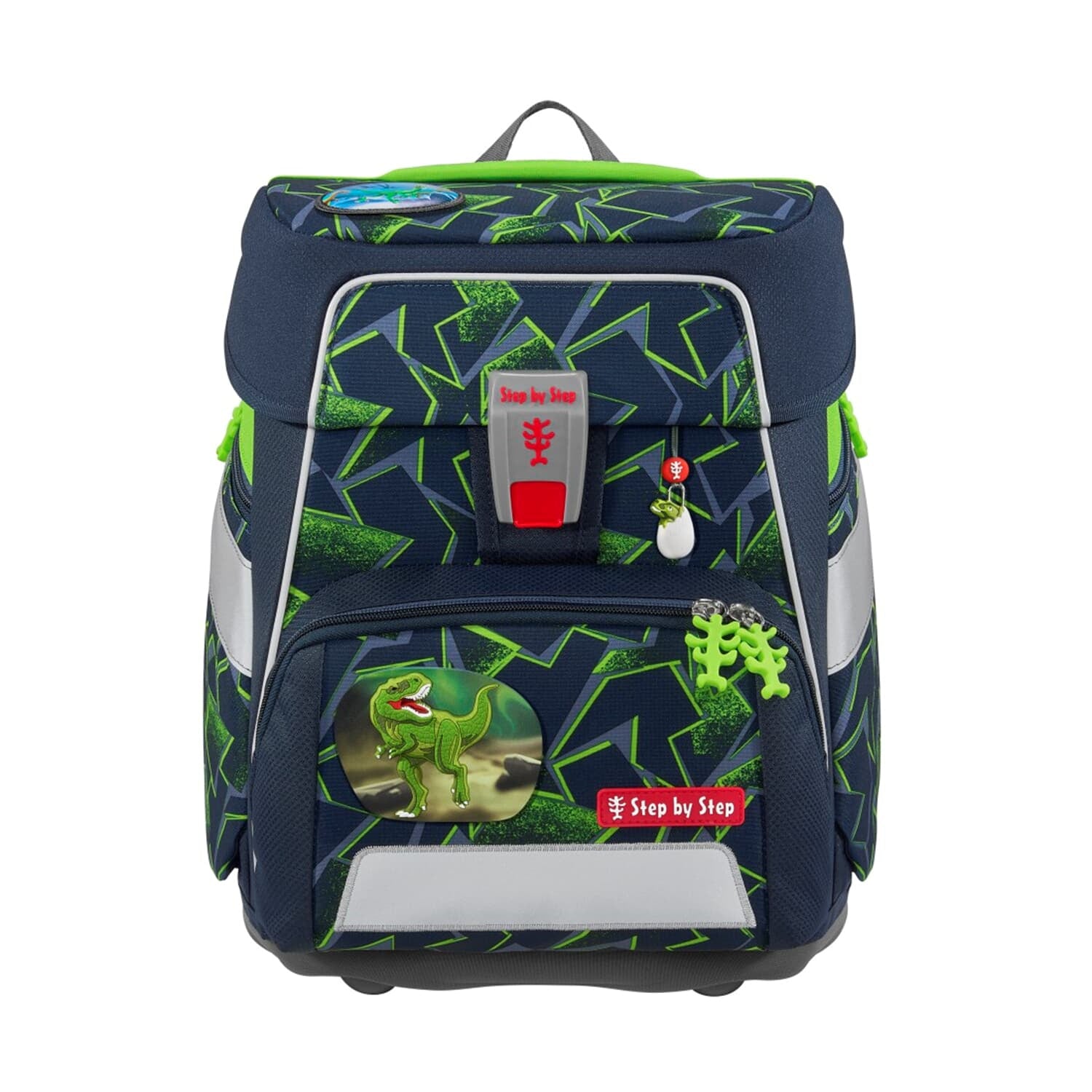 Step by Step Schulrucksack-Set Space – 5-teilig – Wild T-Rex Taro – recycelter Bestandteil