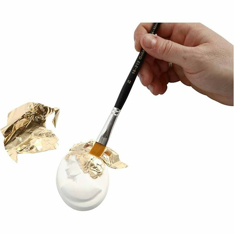 Creativ Company Bastelfolie, Holografisch, Gold, Glänzend, 16 × 16 cm, 25 Bogen