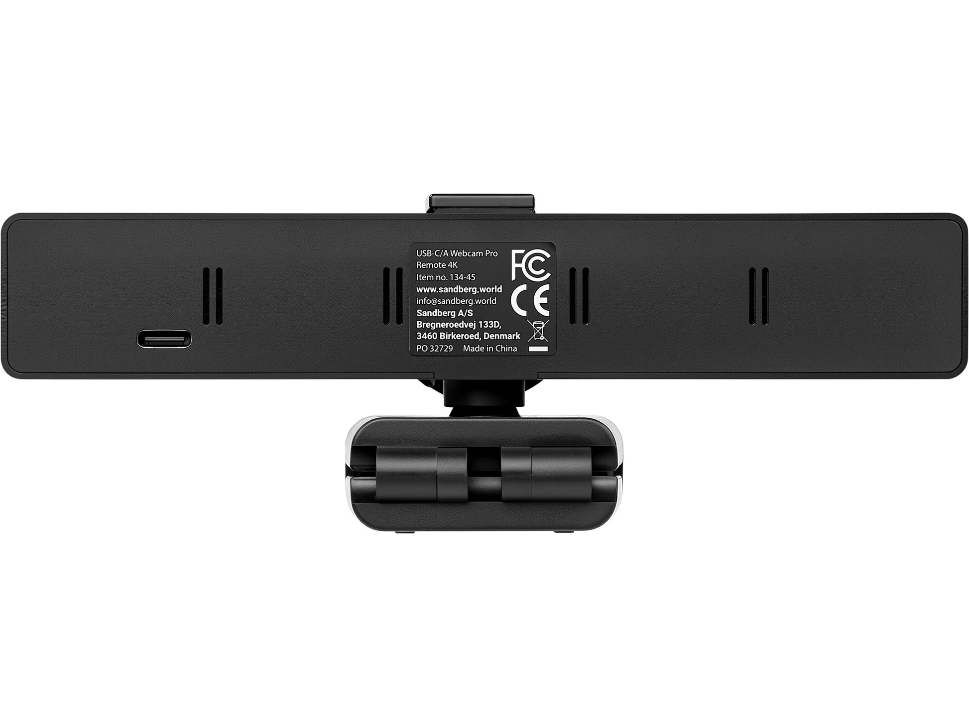 Sandberg Pro Remote – Webcam – 4K, USB-C, USB-A
