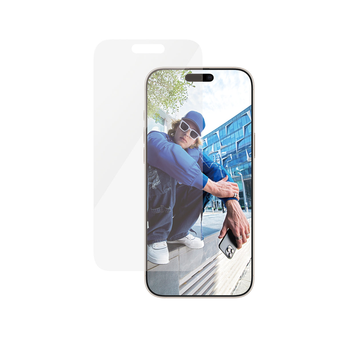PanzerGlass Displayschutzglas – für Apple iPhone 16 Pro Max, kratzresistent, fettabweisend, Hartglas – 1er-Pack