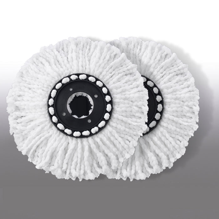 CLEANmaxx Wischbezug 05551 – 2 Stk. – Polyester/Polypropylen – 36,0 × 36,0 × 3,5 cm