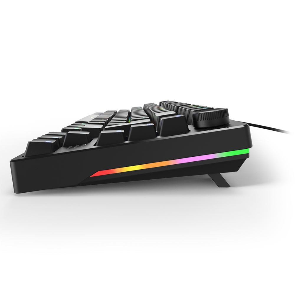 Sharkoon SGK25 – Tastatur 75% – Mechanisch – Verkabelt – QWERTZ (DE) – RGB – Ohne Ziffernblock – Schwarz