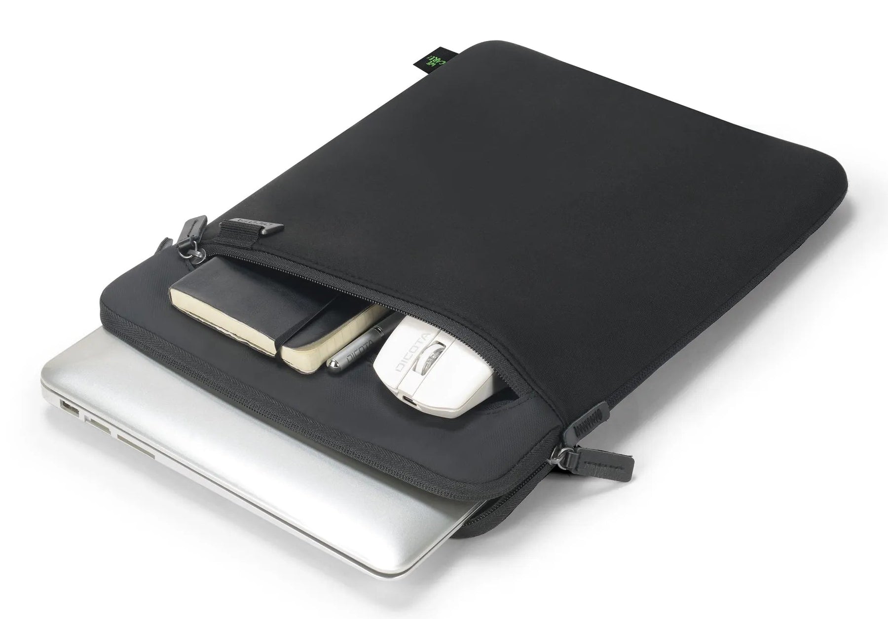 DICOTA Notebook-Schutzhülle für Notebooks bis 14" – Schwarz