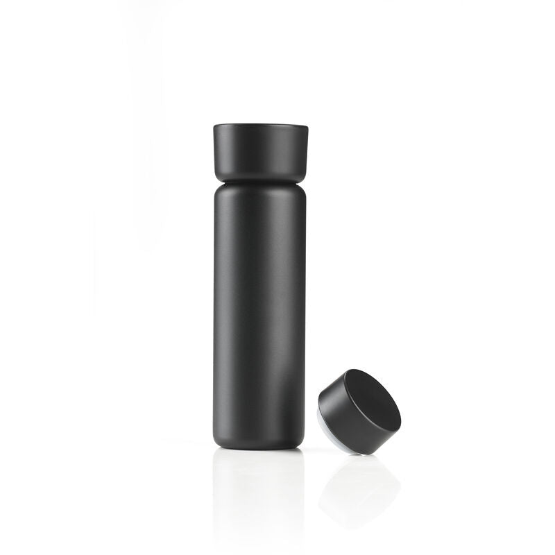 Zone Denmark Singles Isolierflasche 650 ml – Doppelwandig, Edelstahl, Schwarz