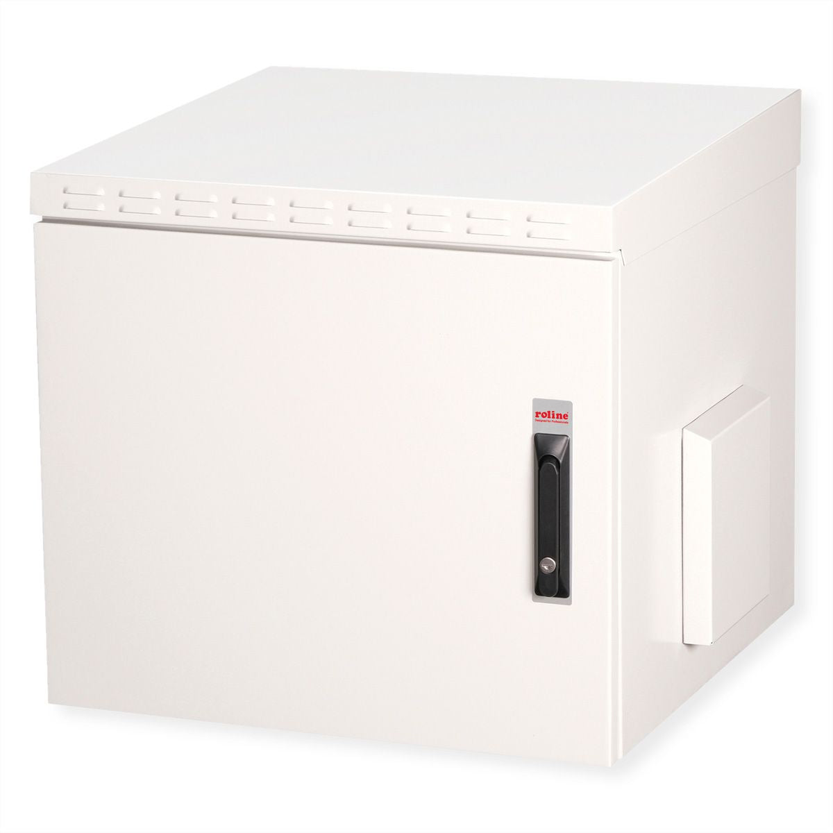 ROLINE Pro – 19" Wandverteiler 9U, IP55, abschliessbar, 600 × 600 × 579 mm, lichtgrau