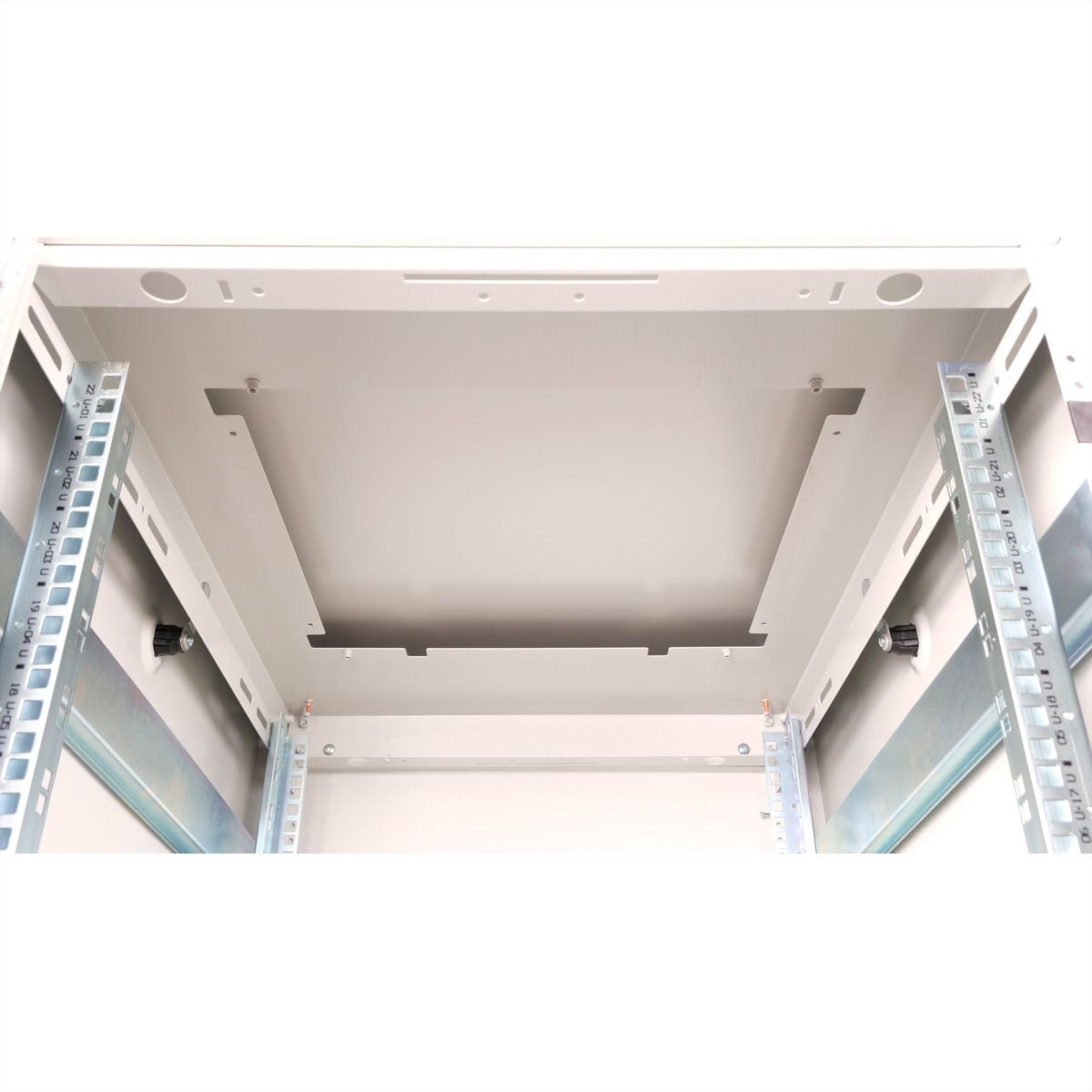 ROLINE Pro – 19" Netzwerkschrank 22U, IP20, abschliessbar, 600 × 800 × 1164 mm, lichtgrau, Stahl
