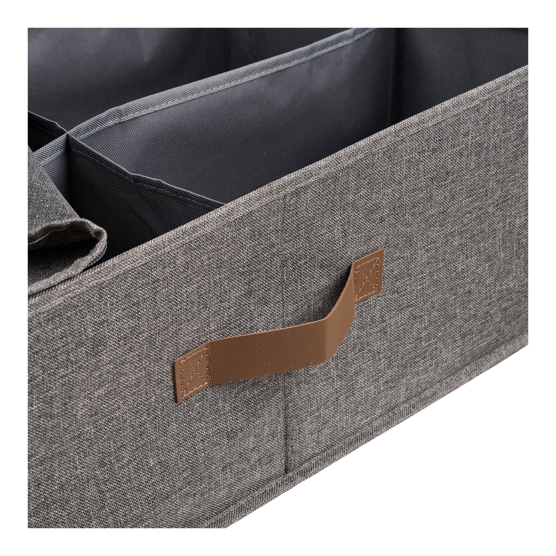 House Nordic Noto Aufbewahrungsbox – Polyester – Dunkelgrau – 560 × 180 × 470 mm