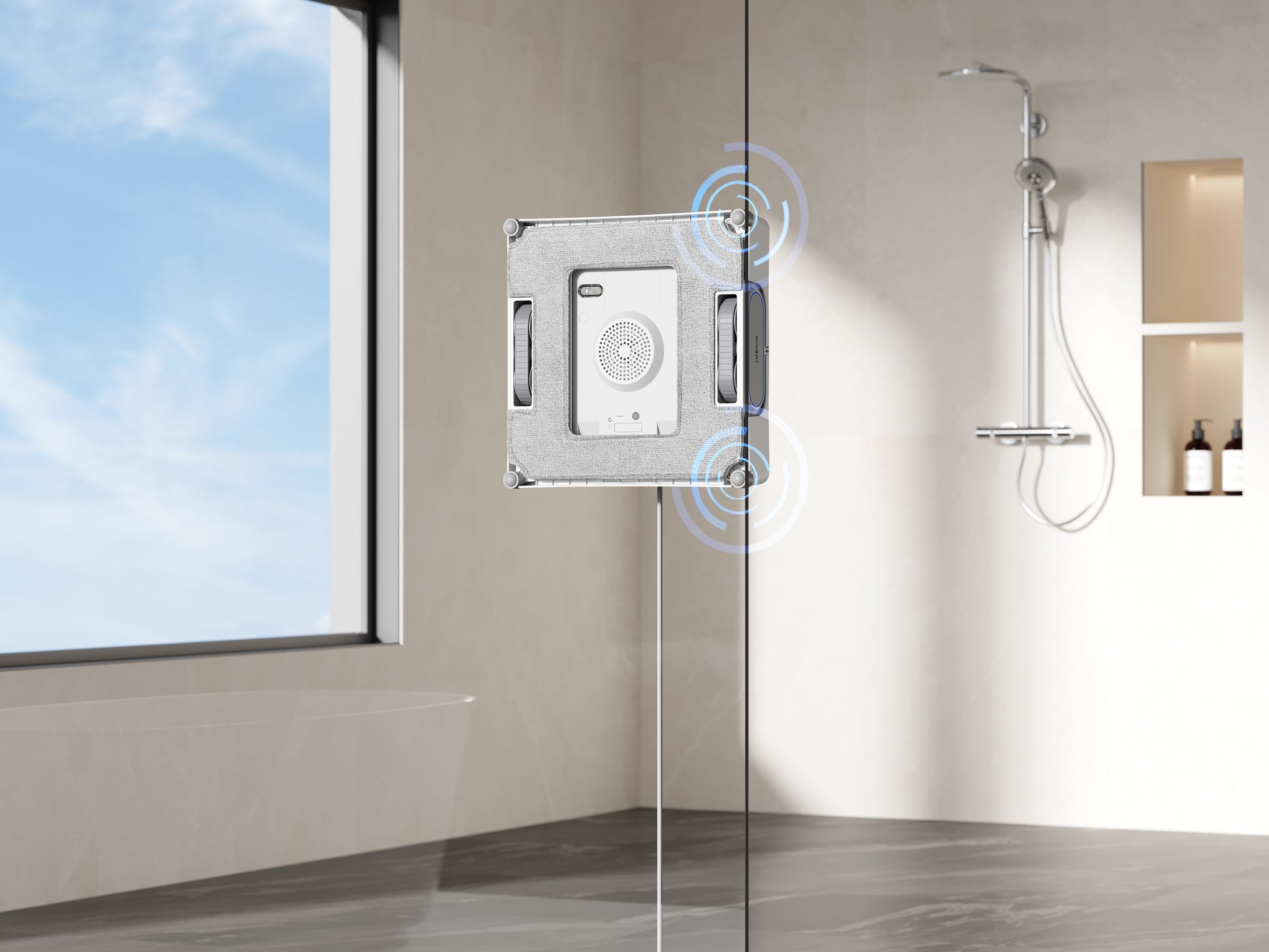 Ecovacs WINBOT W2 PRO OMNI – Fensterputzroboter – 4500mAh, min. Fenstergrösse 30 × 40 cm, 63dB