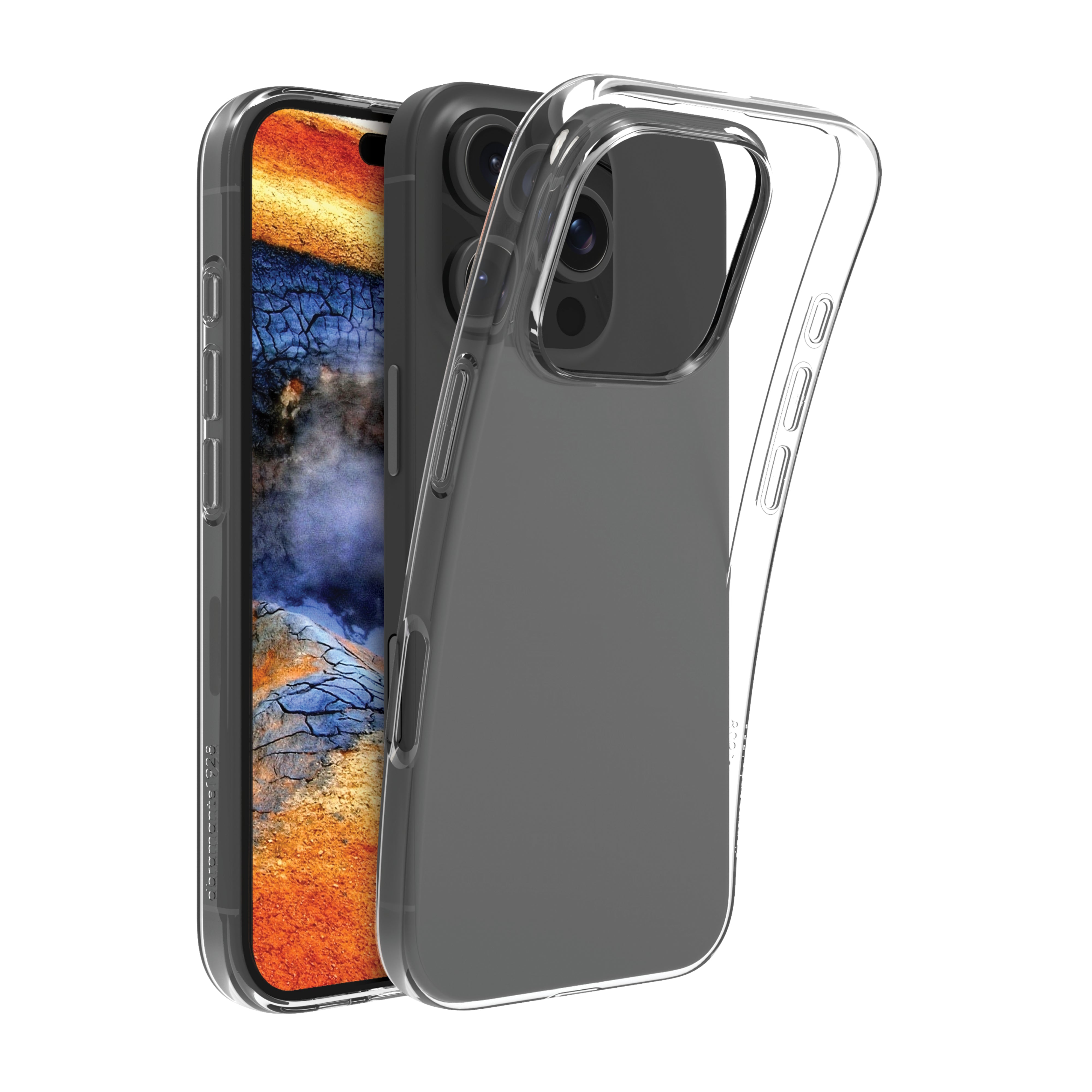dbramante1928 Bulk Nuuk – Backcover – für Apple iPhone 16 Pro, Recycelter Kunststoff, Transparent