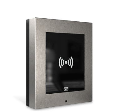 2N RFID-Leser Access Unit 2.0 – 108 × 45 × 131 mm, schwarz, IP54