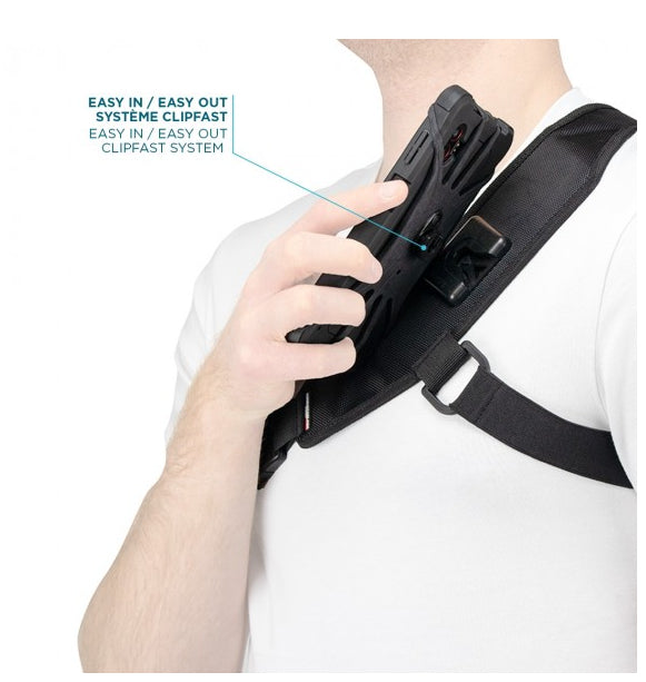 Mobilis Halterung – Brustgurt-Clip, für HHD 5–7, Silikon
