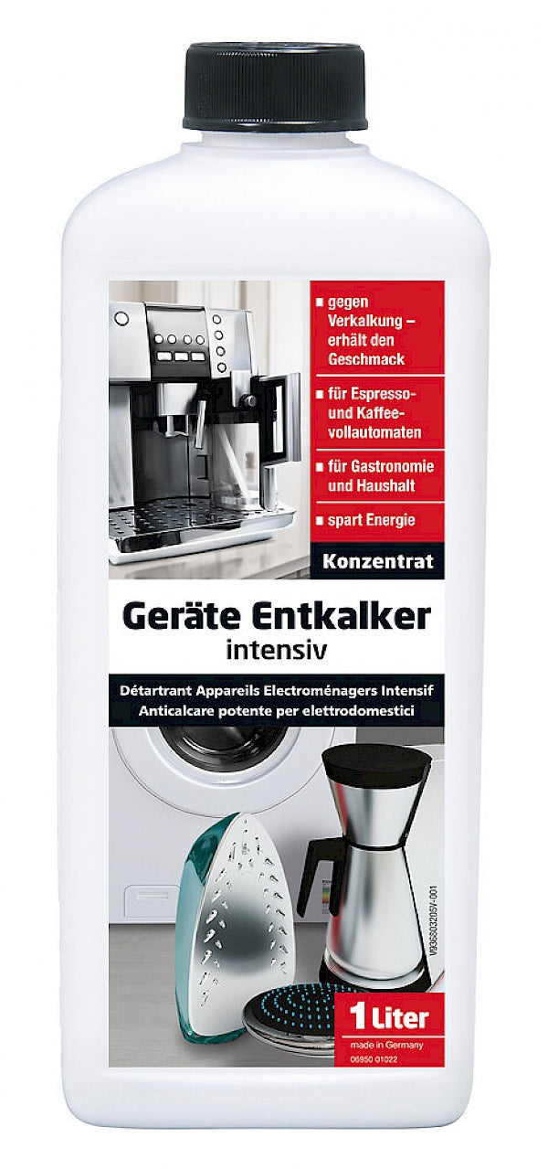 Glutoclean Entkalker – für Kaffeemaschine, Eisen, Kessel – Konzentrat – 1 l