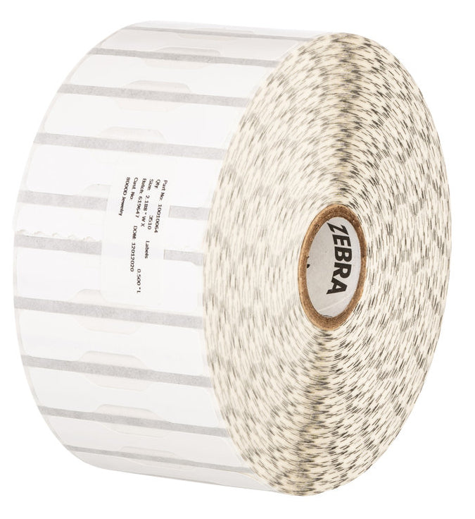 Zebra Endlos-Kartonschilder (nicht klebend), 56 mm × 13 mm, 6 Stk.